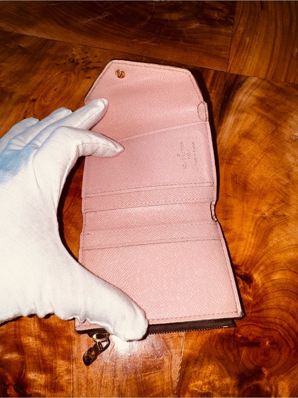 Louis Vuitton Monogram Canvas Zoe Mini Wallets Rose Ballerine - Picture 7 of 14